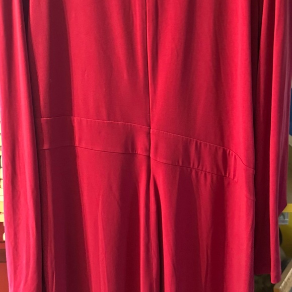 Like NEW: Michael Kors raspberry pink Long-Sleeve Dress 💗 VERY flattering!! - Picture 5 of 5